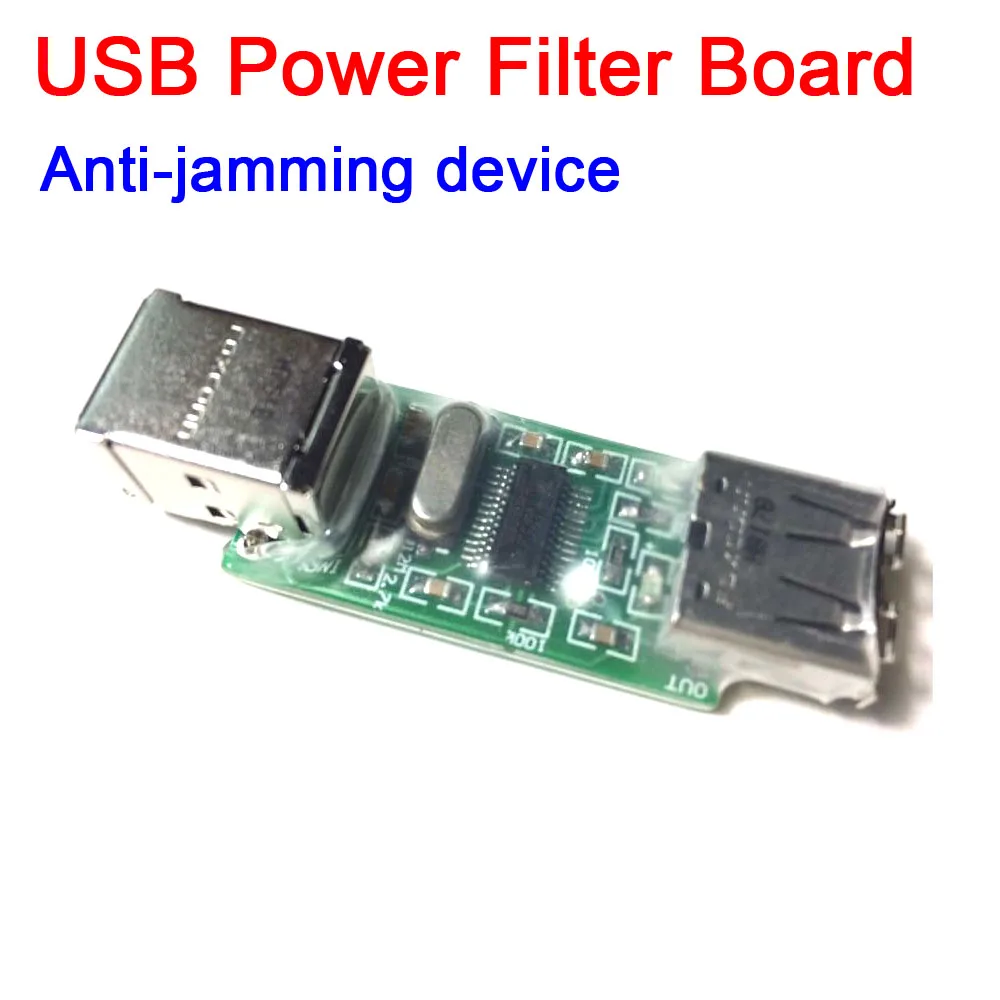 Napajanje USB Filter Odbor Hrupa Eliminator anti-motenje za FCC EMI ESD CNC USB Ojačevalnik signala PC Moč čiščenja NOVA