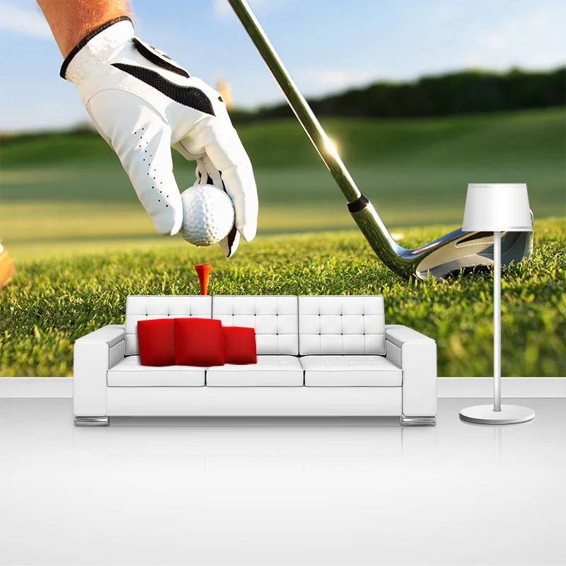 Narava Golf Fotografijo za Ozadje Zidana Nalepke Moderne Stene Papirja 3D Dnevna Soba Home Office Dekor Samolepilni Vinil/Svila Ozadje