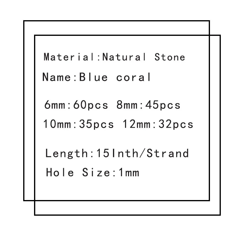 Naravna Modra koralni Kamen Kroglice Krog Distančniki Svoboden Kroglice Za Nakit, Izdelava DIY Zapestnice Pribor 15