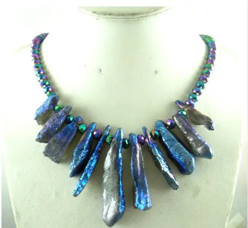 Naravni kamen Titan Quartz Crystal Lapis Turquoises Tiger oči obesek za diy Nakit, izdelava ogrlica Dodatki