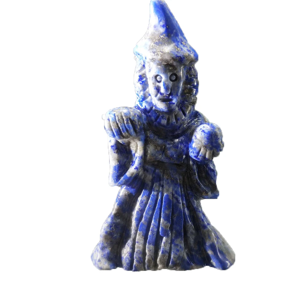 Naravni Kristal, Ročno Izrezljano Čarovnica Fluorite Tiger oči Lapis Lazuli Labradorite Carving Čarovnica Reiki Healing Crystal