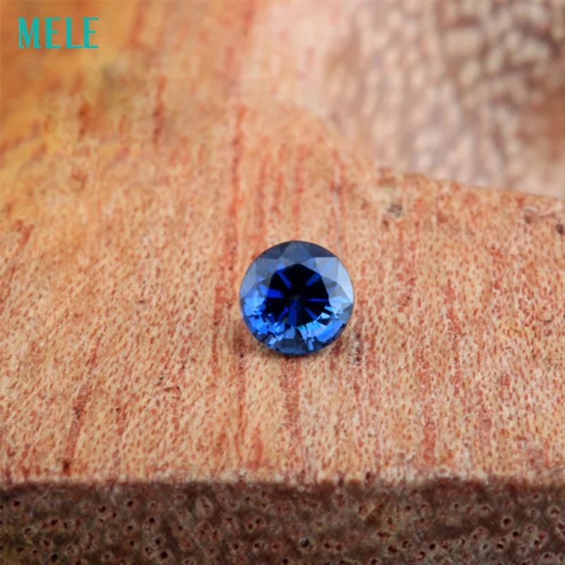 Naravni Safir svoboden gemstone za nakit, izdelava,2mmX2mm krog cut,svetlo in čisto DYI mian kamna