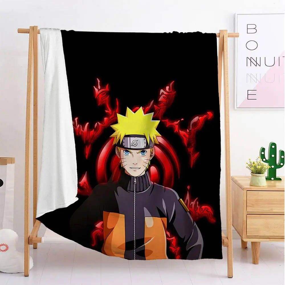 Naruto mehiški roza luksuzni živali, ki prečkajo tkanina mehka odeja za v posteljo po meri foto tehtano tapiserija, vrgel anime odejo