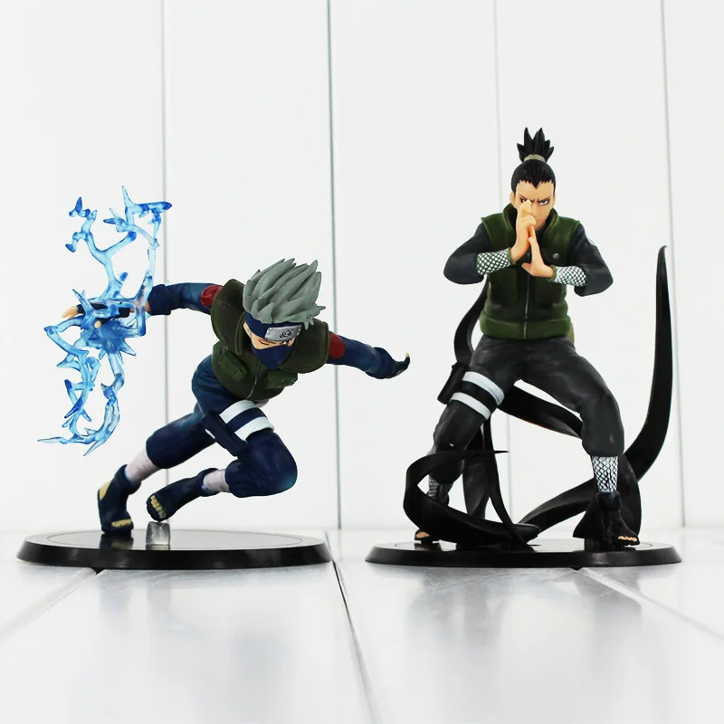 Naruto Shippuden Nara Shikamaru Hatake Kakashi PVC Akcijska Figura, Zbirka Lutke Igrače Darilo za Otroke