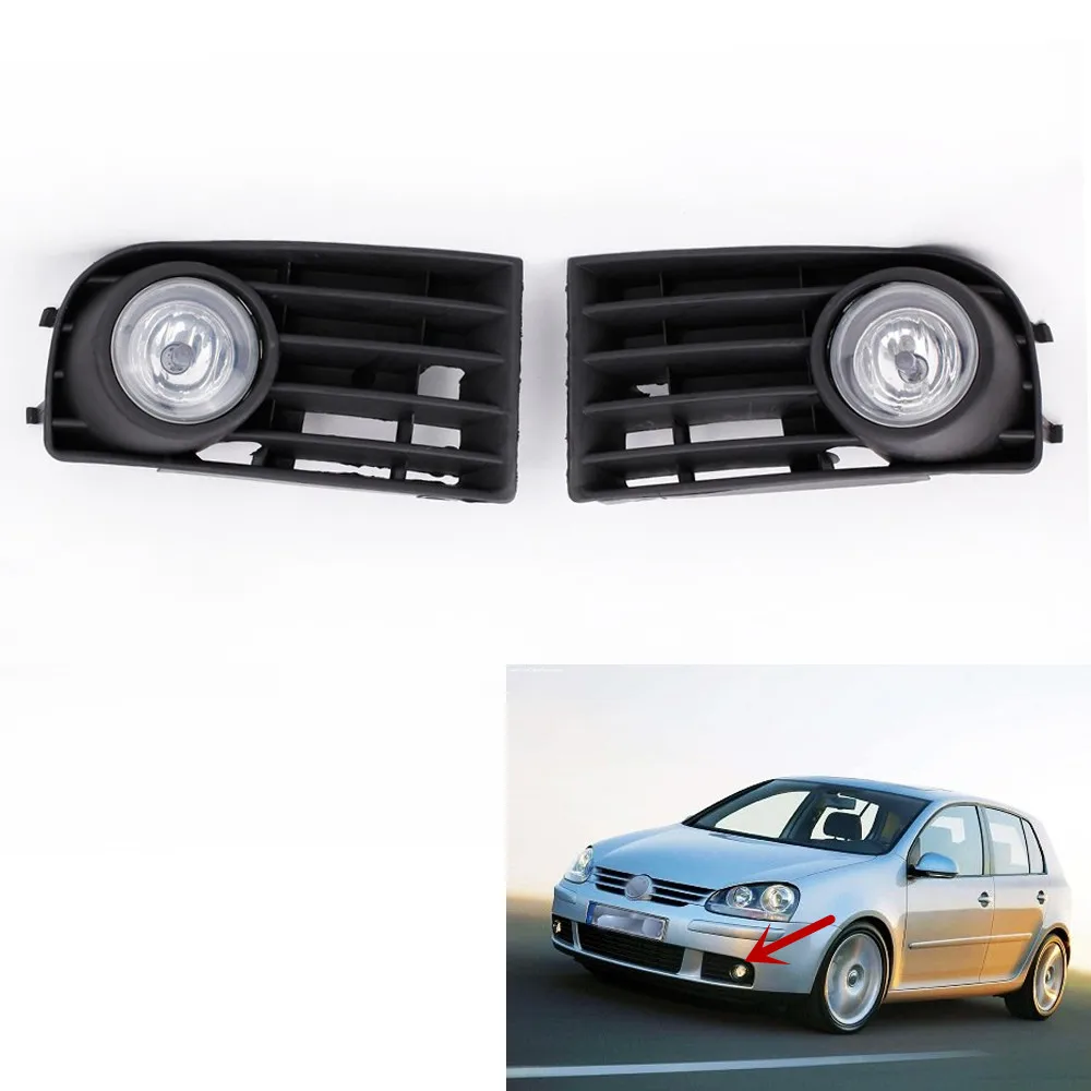 Nastavite Primerna za VW GOLF 5 MK5 ZAJEC 2003-2009 meglenke SVETILKE REŠETKA BELA SVETLOBA