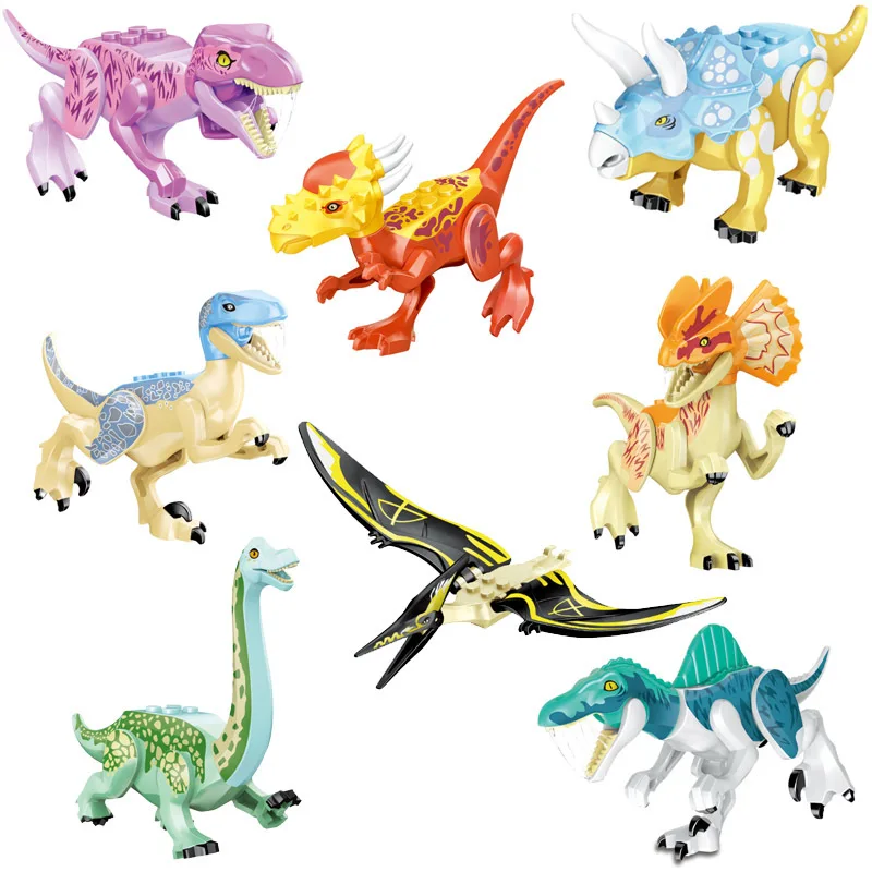 Nastavite Prodaje gradniki Divji Dinozaver Svetu Pteranodon D-REX Tyrannosaurs Rex Dinozaver Številke Za Otroke, Igrače ZM319