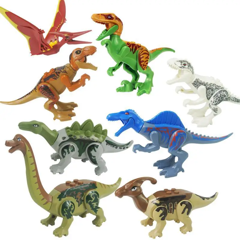 Nastavite Prodajo Gradbenih Blokov VI 77037 Svetu Dinozaver Tyrannosaurs Rex Pregleden Model Opeke Izobraževalne Igrače Za Otroke Darilo