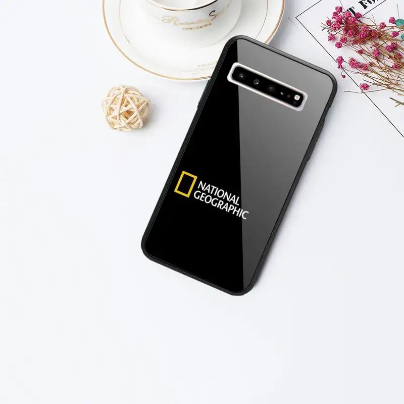 National Geographic Primeru Telefon Za Galaxy Kaljeno Steklo Primerih Velja, Da S9 S10 S8 S7 S6edge Plus TPU Pokrov