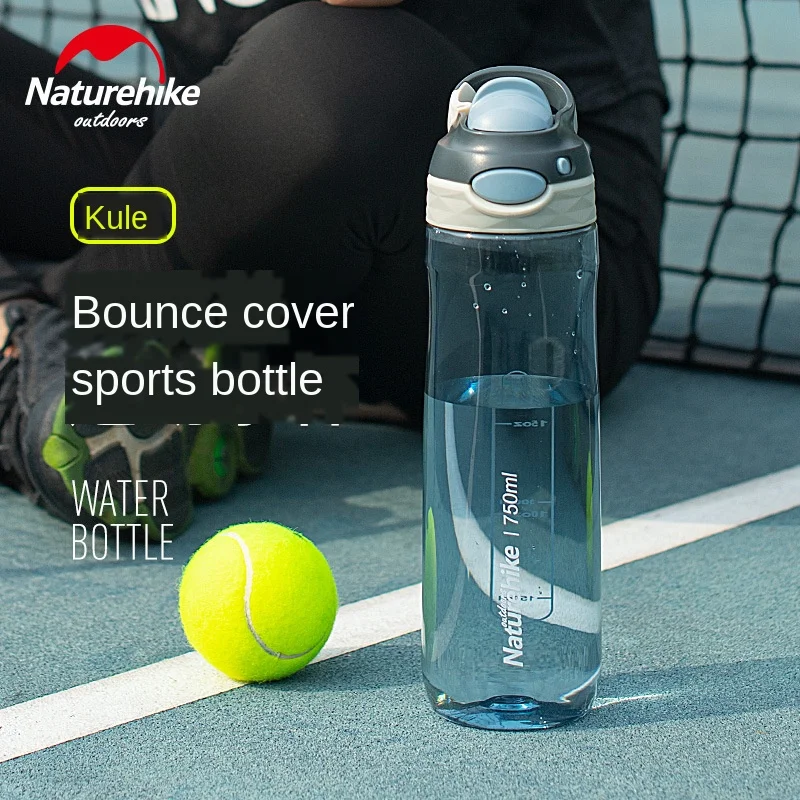 Naturehike Odklonijo Kritje Športne Pokal Prenosni Tritan Pokal Outdoor Fitnes grelnik vode šport voda teče Steklenico 600 ml,750 ml