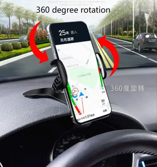 Navigacijski Plošči Nastavljiv Anti-skid Avto Nosilec za Telefon, za pametni telefon Gori Stojalo za iphone, Samsung xiaomi Podporo