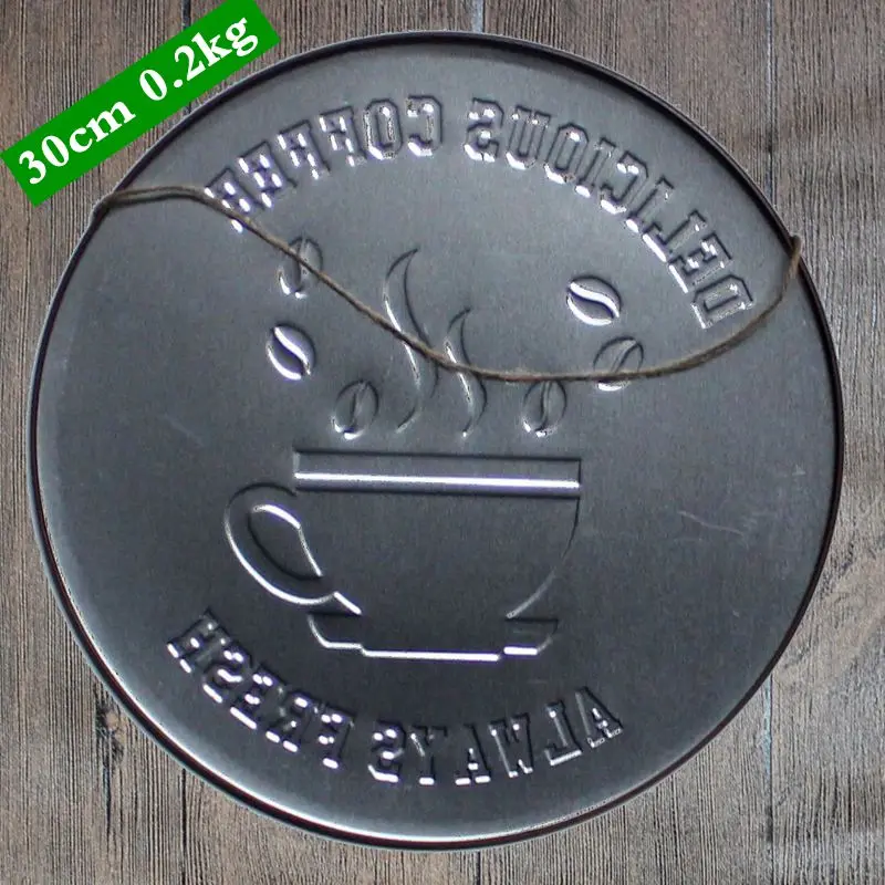 Ne Vnesite Kovinski Nepravilnih Okrogle Znake Oglaševanje Odbor Steno Objave Kave Doma Art Dekor 30 CM U-7