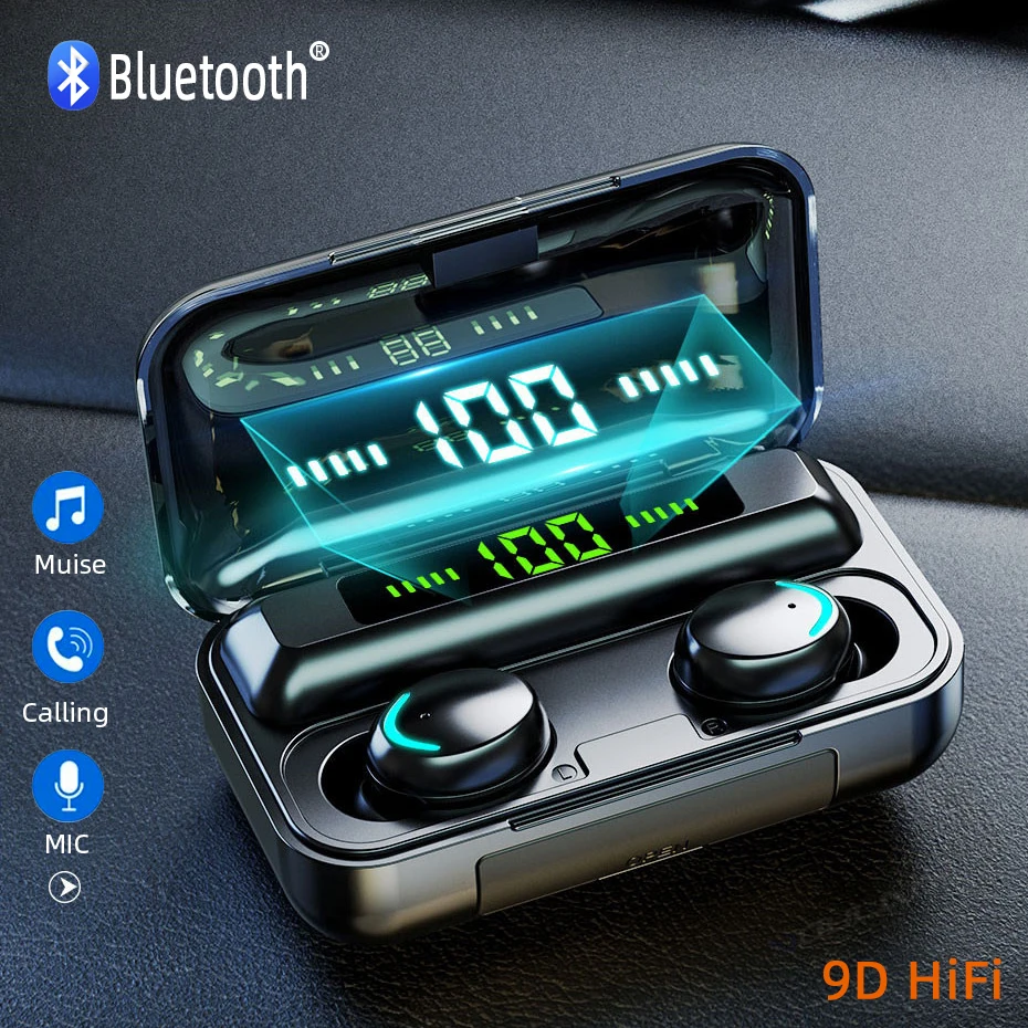 Nepremočljiva Bluetooth Brezžične Slušalke Mikrofon Šport TWS Bluetooth Slušalke Dotik za Nadzor Slušalke Čepkov Telefon za XiaomiPhone