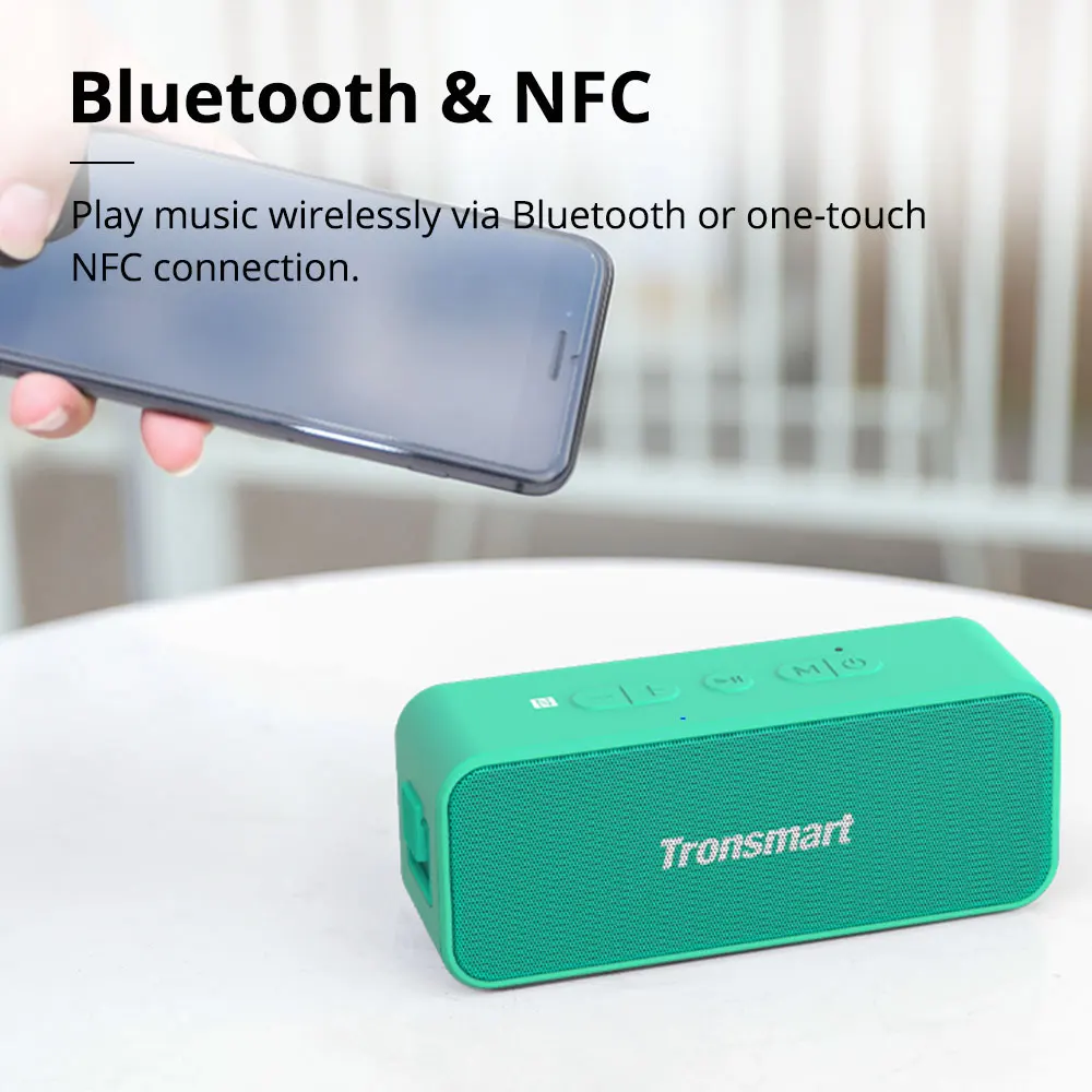 [New Color]Tronsmart Element T2 Plus 20W Bluetooth Zvočnik Prenosni Zvočnik z IPX7 24H Stolpec z Glasovni Pomočnik, Micro SD