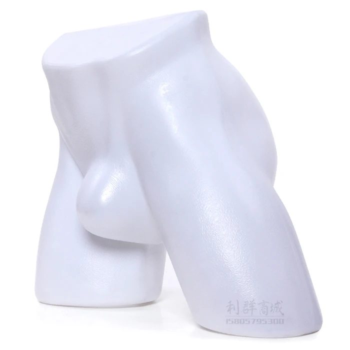 Nezlomljiv Plastični Beli Spodnji Polovici Telesa Moški Manekenka Trupa Za spodnje Perilo za Moške Zaslon