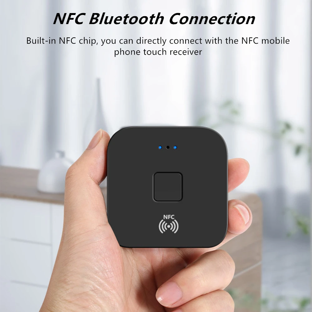 NFC Bluetooth 5.0 RCA Sprejemnik Jack 3.5 mm, AUX Priključek CD-Hi-fi Brezizgubni Zvočni Kakovosti Brezžični Glasbeni Adapter Za TV Avto RCA Zvočnik