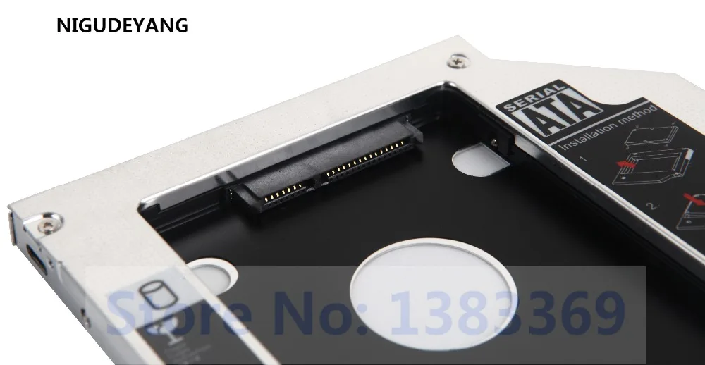 NIGUDEYANG 2nd HDD SSD Trdi Disk Caddy Adapter za Dell Inspiron 15 3521 3537 5566 3567