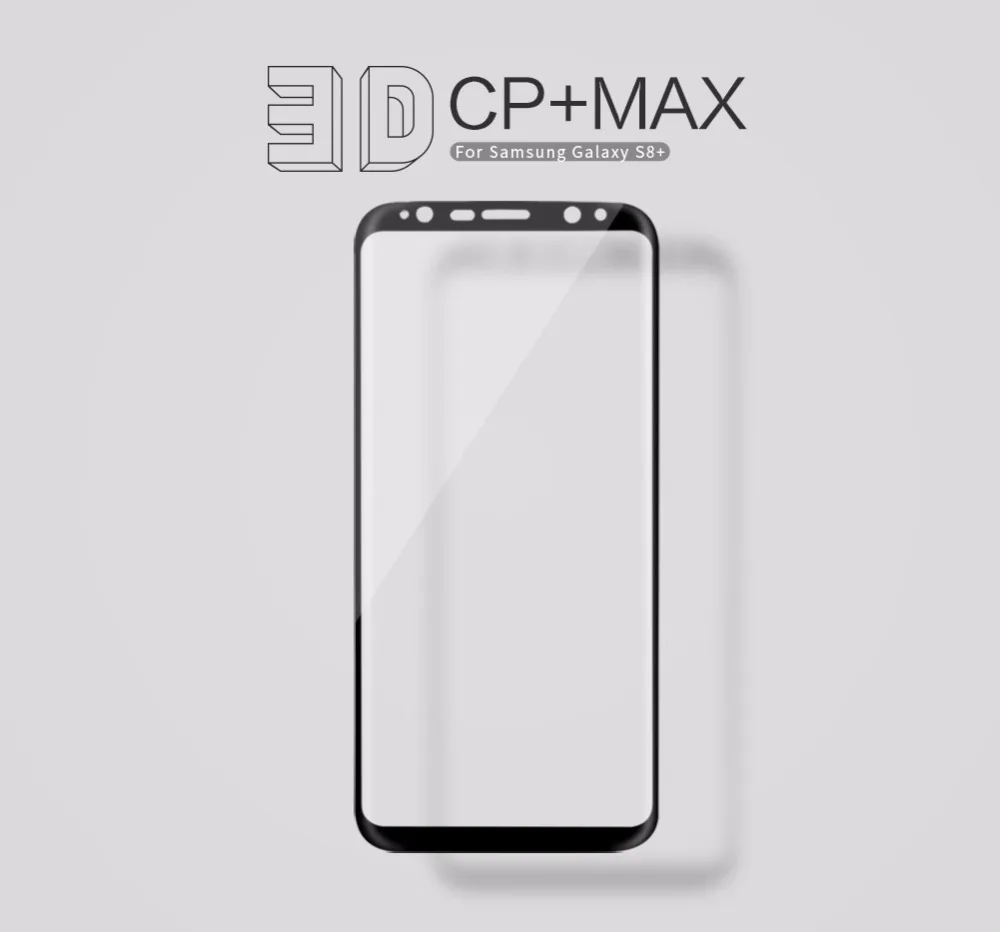 NILLKIN Neverjetno 3D CP+ MAX Polno Zajetje Nanometrov Anti-Eksplozije 9H Kaljeno Steklo Screen Protector For Samsung Galaxy S8 plus