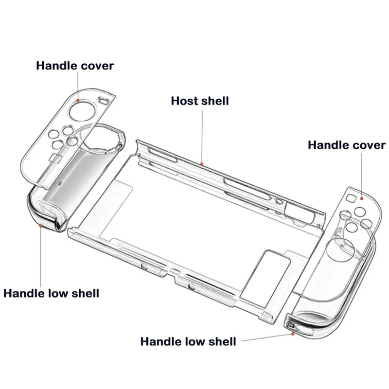 NintendoSwitch Primeru Omejena Izdaja Zaščitni Lupini Trdo Kožo Nepremočljiv Pokrov Nitendo za Nintendo Stikalo Konzole Dodatki