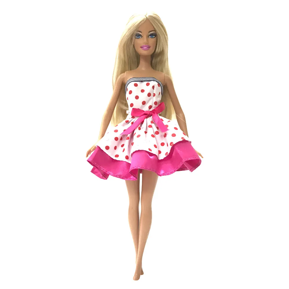 NK 10 Kos/Set 2020 Najnovejši Lutka Obleko Lepo Ročno Stranka Oblačila Moda Ouitfit Za Barbie Lutka Najboljše Darilo Otroške Igrače