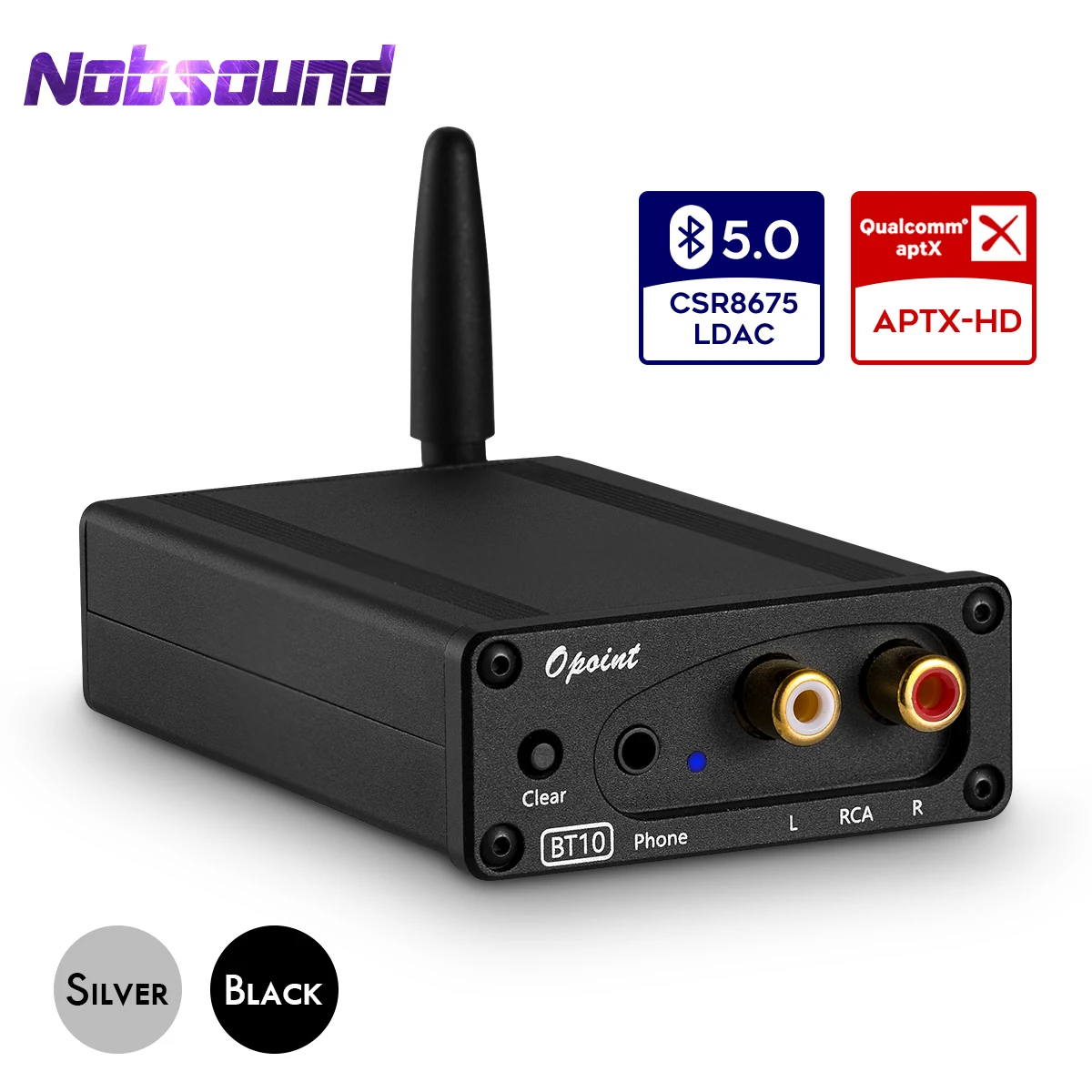 Nobsound HiFi CSR8675 Bluetooth 5.0 Stereo Sprejemnik Mini USB DAC Slušalke Amp D/A Pretvornik Zvočna kartica APTX-HD
