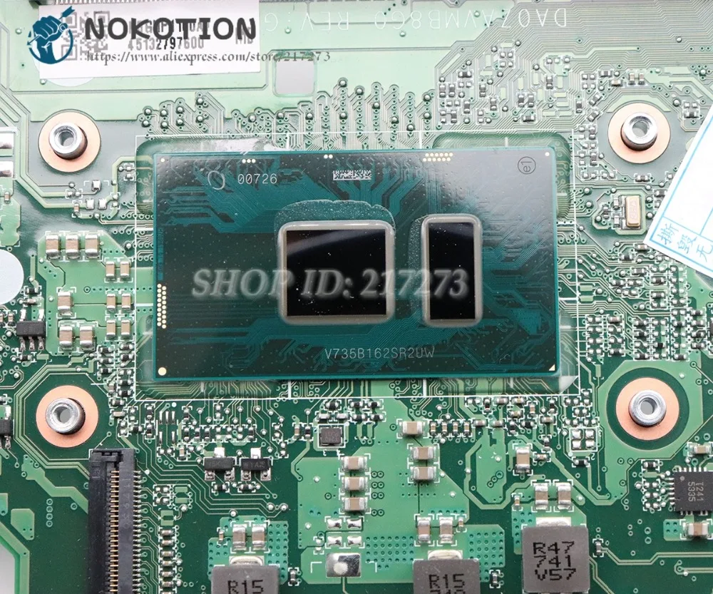 NOKOTION Za Acer aspire A315 A315-51 Prenosni računalnik z Matično ploščo SR2UW I3-6006U CPU, 8GB Pomnilnika DA0ZAVMB8G0 NBGNP1100A