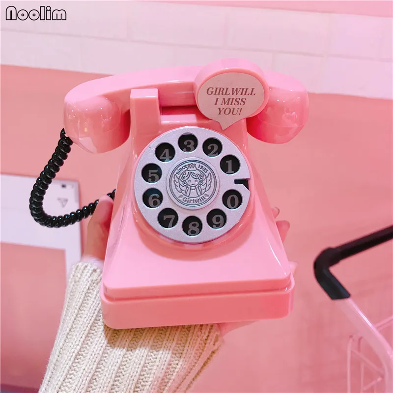NOOLIM Retro Telefon Presence Banka Plastičnih Kreativno Darilo Za Otroke Domači Dnevni Sobi Vina Kabineta, Dekorativne Okraske Obrti