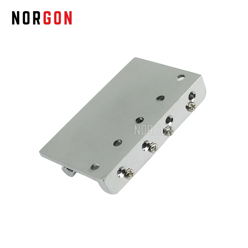 Norgon 4-String Električna Bas Kitara Most Črni in Srebrni Instrumentov, Nadomestni Deli in Oprema
