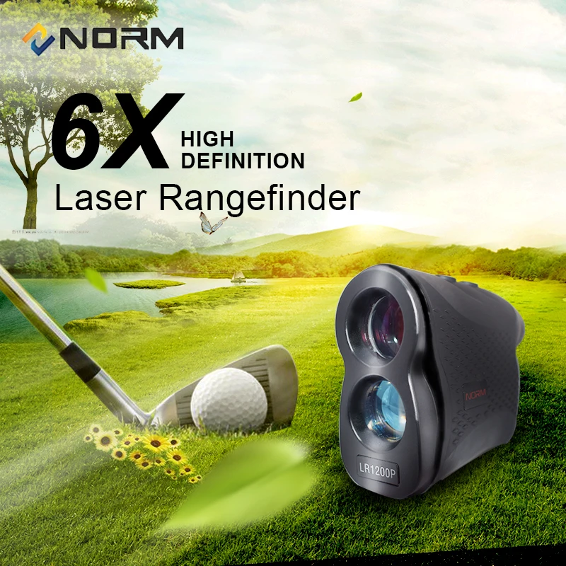 NORM 600m 900m 1200m 1500m Laser Rangefinder Pinseeker Golf Range Finder