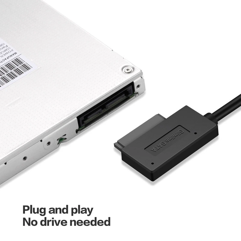 Notebook optical drive skladu Sata Na USB 2.0 II 7+6 13Pin Kabel za Prenosni Računalnik CD/DVD-ROM Slimline Pretvornik Line