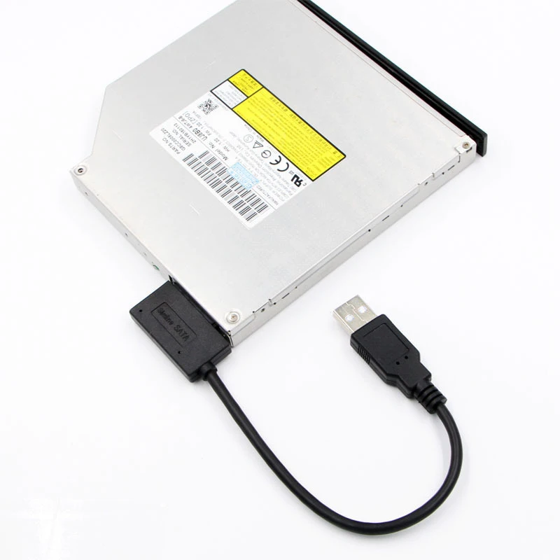 Notebook optical drive skladu Sata Na USB 2.0 II 7+6 13Pin Kabel za Prenosni Računalnik CD/DVD-ROM Slimline Pretvornik Line