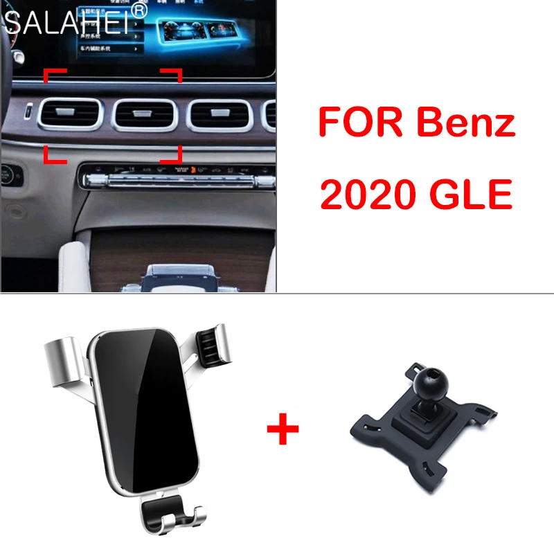 Notranja Oprema Avto Nosilec za Telefon, Za Mercedes Benz GLE GLS 2020 Zraka Vent Snap-vrsta GPS, Mobilni Telefon, Nosilec, Stojalo za Notranje zadeve