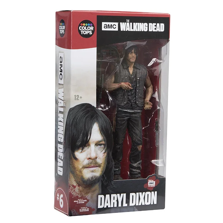 Nov 15 cm Walking Dead Znakov Rick Daryl Negan lutka igrače PVC Dejanje slika Zbirateljske Model Igrače Božično darilo