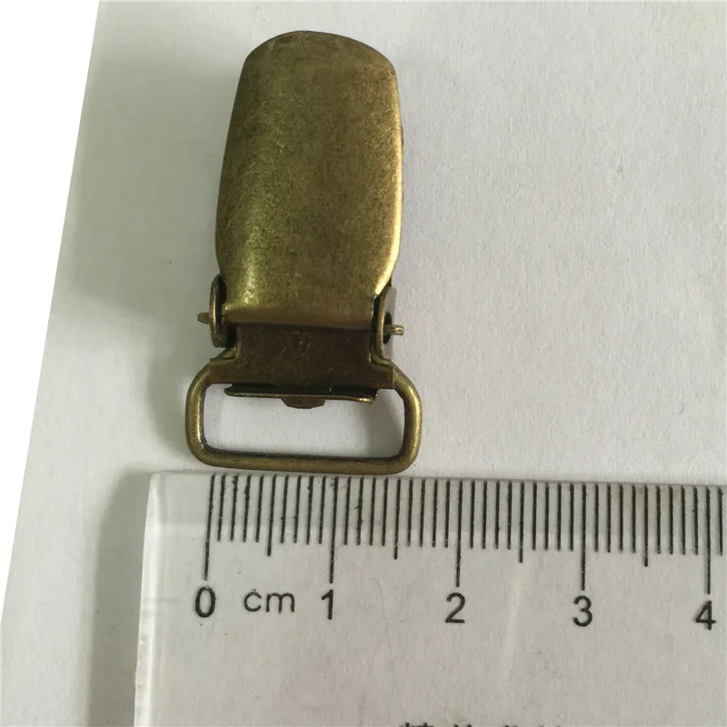 Nov 15 mm antično bronasto Vodi Brezplačno Kovinski Suspender Paci Cucla Traku Posnetke Kljuko Nosilec Traku Obrti Šivanje Orodje 30pcs/veliko