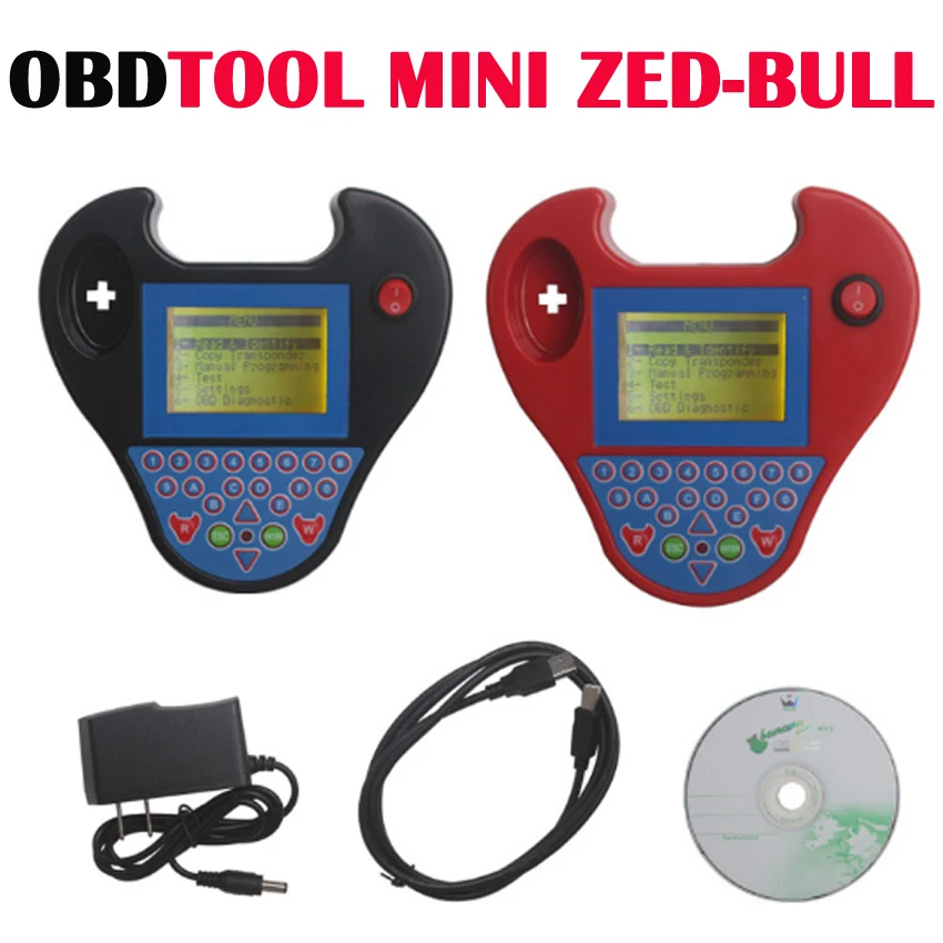 Nov Avto Ključ Programer Smart Mini Zed Bull Smart Zedbull 2 Barve Valiable Auto Izklop Odzivnika Kloniranje Naprava Iskanje PIN-Kodo