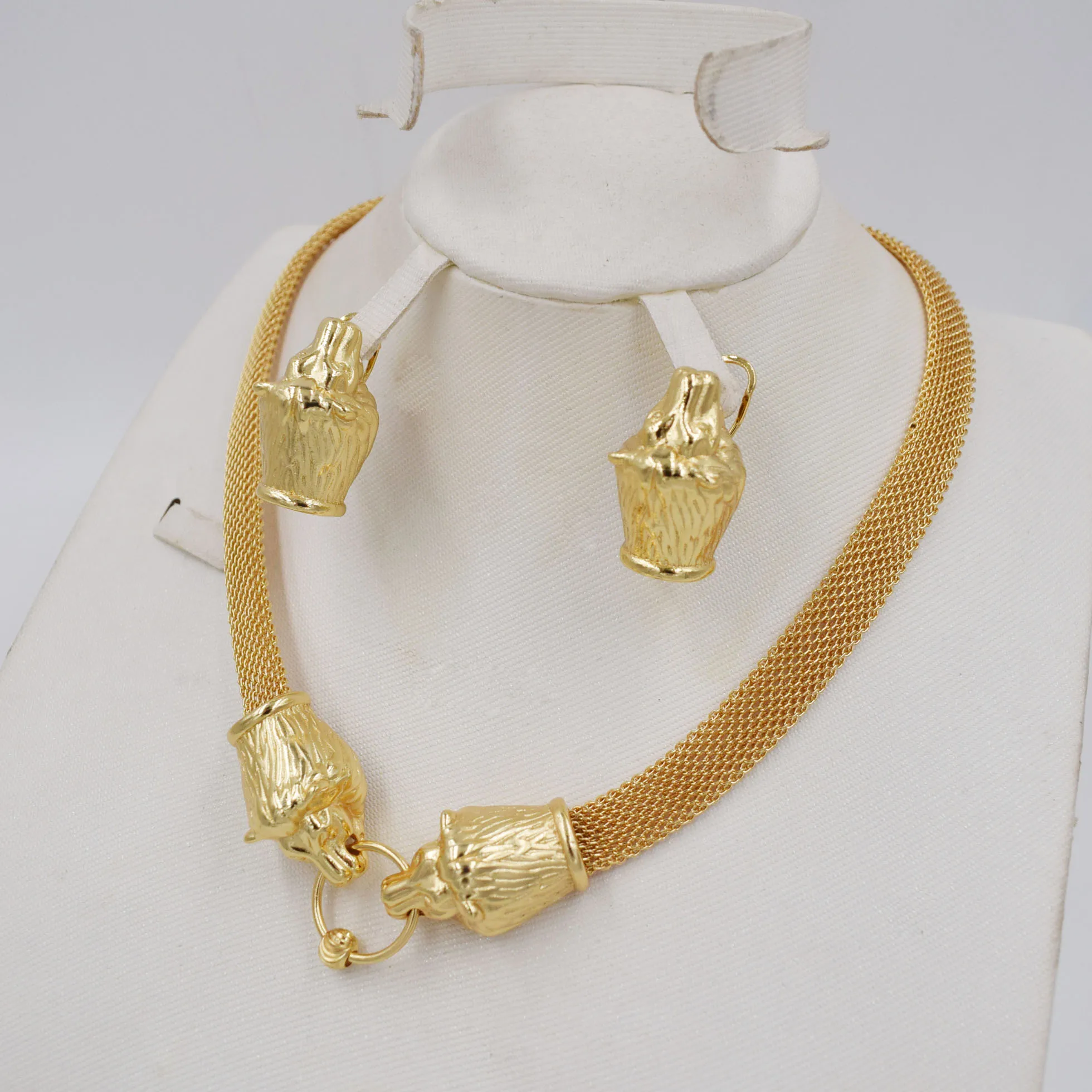 Nov dizajn, Visoka Kakovost Dubaj nastavite Zlato Barvo Nakit Set Za Ženske afriške kroglice nakit, modni nakit