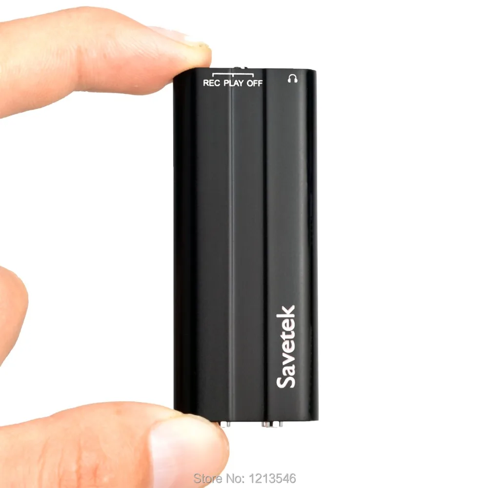 Nov Glasovni ukaz Vključen 8GB 16GB Mini USB Pen Digitalni Diktafon z Mp3 Predvajalnikom 50 Ur Baterije 192Kbps Črna