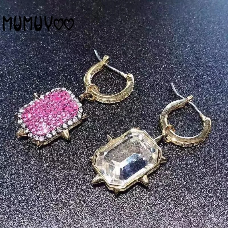 [Nov izdelek] kakovostnih modnih čar želva eno z novo spremenljivko tarot vijolični kristal zlato ženske, nakit uhani