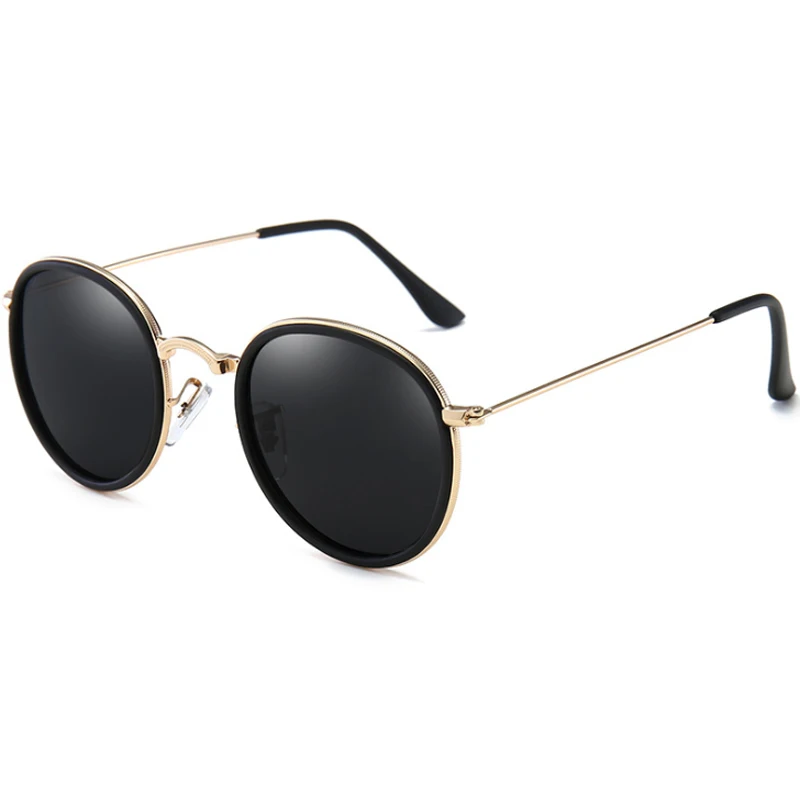 Nov Krog Polarizirana sončna Očala UV400 Odtenki Moški Ženske Modne blagovne Znamke Design sončna Očala Retro Očala Oculos De Sol
