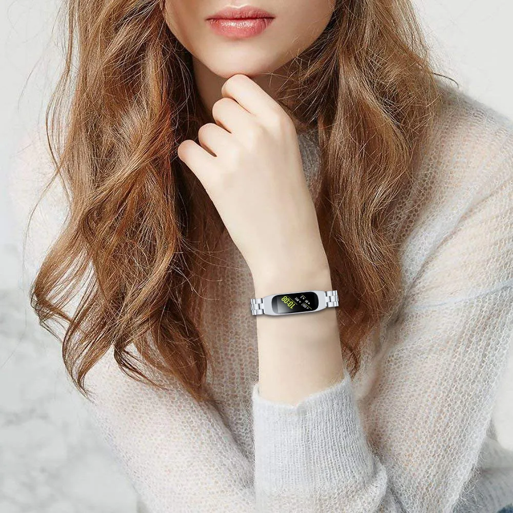 Nov Modni slog watch trak za Samsung Galaxy fit-e SM-R375 Pametna zapestnica moški ženske zamenjava Nerjavečega jekla watch trak