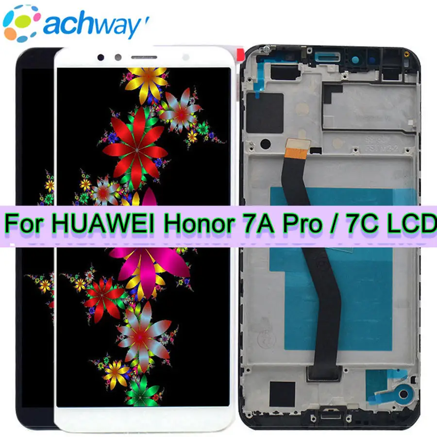 Nov Original za HUAWEI Honor 7A Pro LCD Uživajte 8E Y6 2018 Zaslon, Zaslon na Dotik, Računalnike Zbora za Čast 7C LCD ATU-L11 LCD