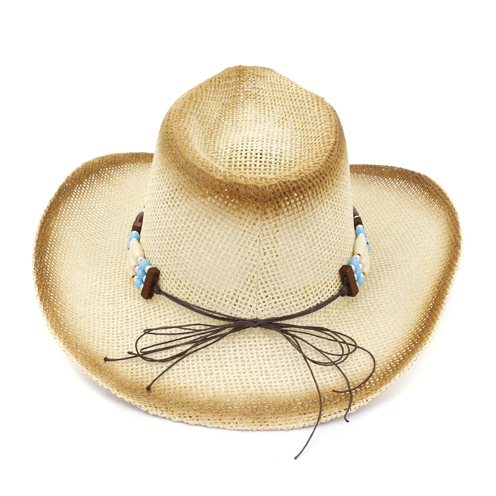 Nov poletni kavboj slamnik moški plaži, izlet, počitnice, sonce klobuk plaži slamnik HA14