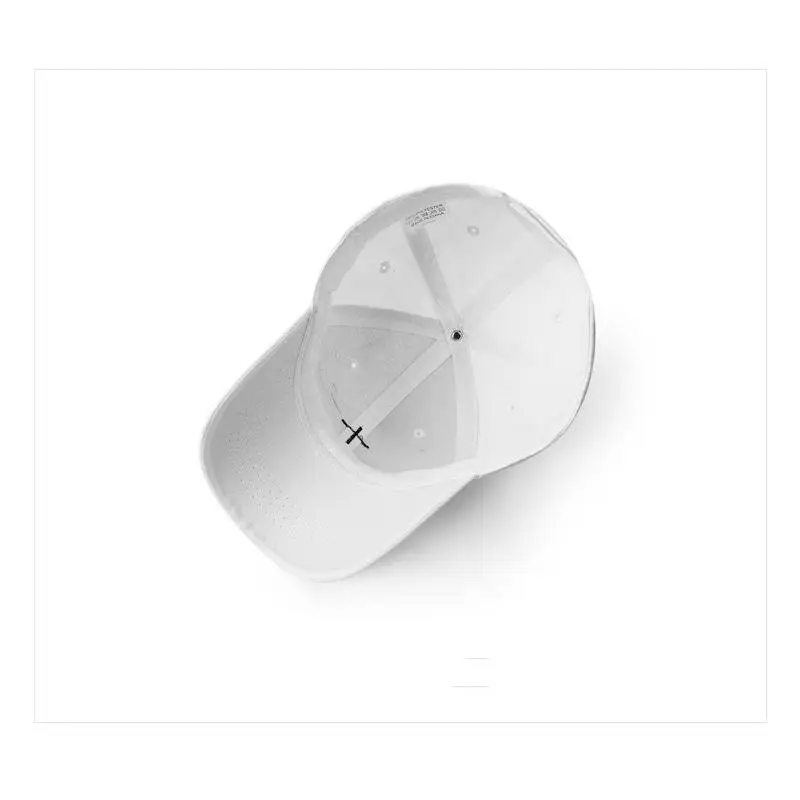 Nov Poletni Preprost Križ Vezenje Baseball Skp Ukrivljen Vizir klobuk Hip Hop Ulične Črno Bele Kape nastavljiv moda Oče Kape