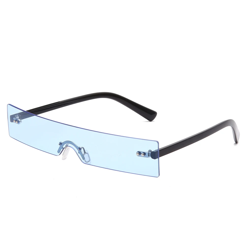 Nov Pravokotnik sončna Očala Ženske Modni Luksuzne blagovne Znamke Oblikovalec Rdeče Roza Majhen Objektiv Osebnost sončna Očala UV400 Odtenki Očala