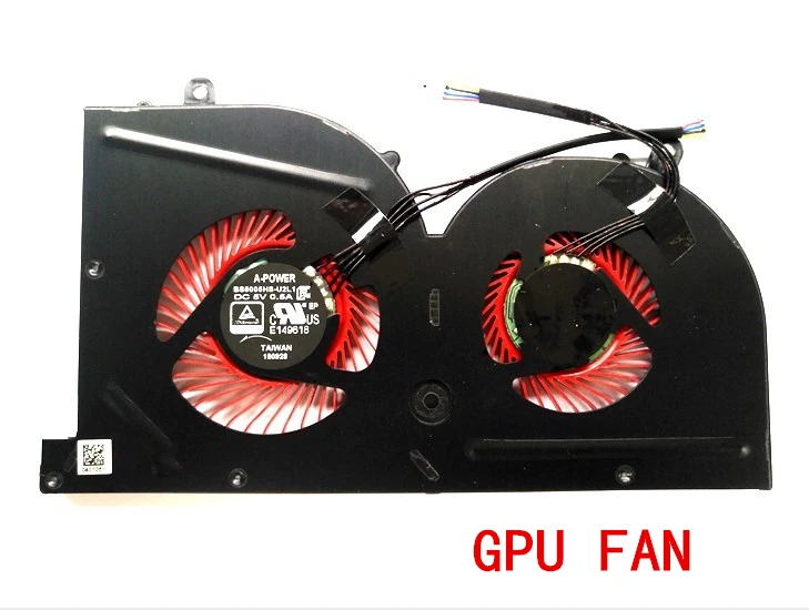 Nov prenosni PC PROCESOR GPU fan heatsink radiator za msi GS63VR GS63 6RF-016CN 7RF-258CN 7RF-239CN 6RF-095CN prenosnik za hlajenje Hladilnik