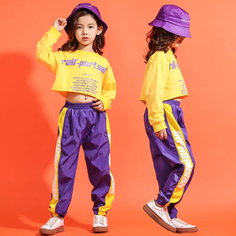 Nov Prihod 2019 Hip Hop 3 Kos Določa Bombaž Najstniška Dekleta, Street Dance Oblačila Rastlinske Vrhovi, Hlače, Telovnik Jazz Ulične Športne Obleke