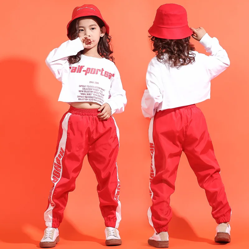 Nov Prihod 2019 Hip Hop 3 Kos Določa Bombaž Najstniška Dekleta, Street Dance Oblačila Rastlinske Vrhovi, Hlače, Telovnik Jazz Ulične Športne Obleke