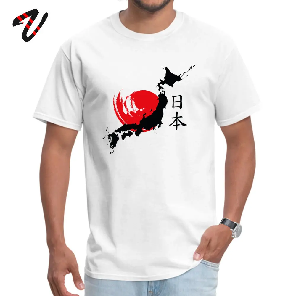 Nov Prihod Moški T-shirt Bombaž Tshirt Japonska Karta Tiskanje Majice s kratkimi rokavi Japonski Slog Oblačila Bombažne Tkanine Preprosta Kanji Vrhovi Tees