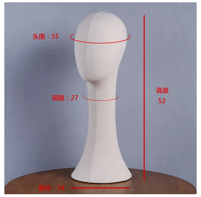 Nov Prihod Visoko Kakovost Ženski Tkanine Glavo Model Glavo Manikin Strokovno Tovarne Na Kitajskem