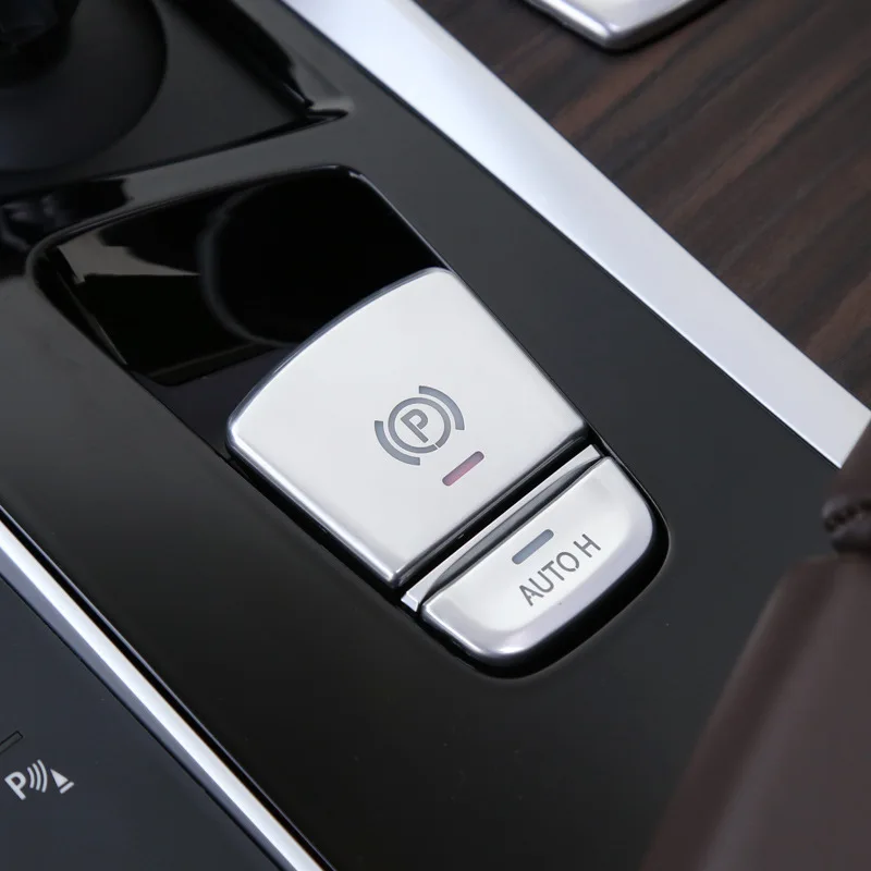 Nov Prihod Volan Multimedia Plošča Gumb Nalepke Trim Kritje Kit Za BMW Serije 5 G30 G31 2018 2019 2020 ABS Chrome