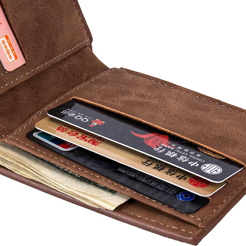 Nov slog denarnice zadrgo denarnice novo zasnovan vrh moške ultra-tanko denarnico kovanec torbici večnamenske kartice denarnice